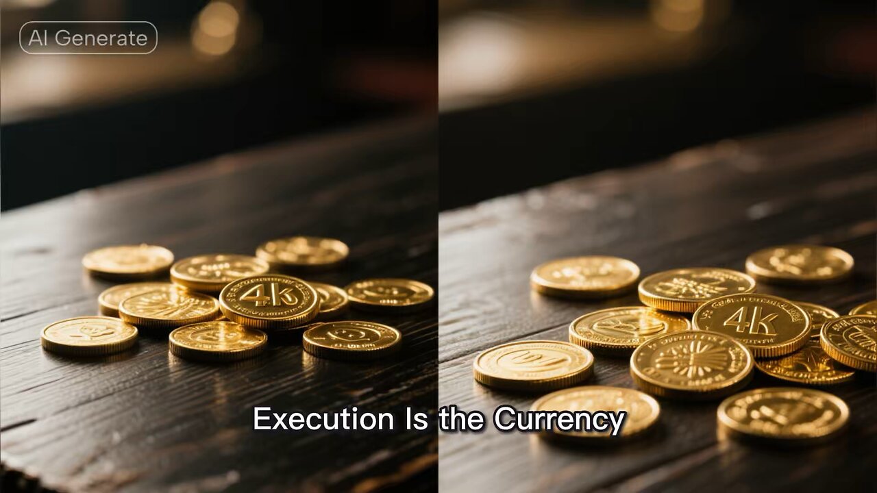 Execution is the currency ￼
