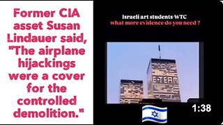 Former CIA asset Susan Lindauer said, "The airplane hijackings were a cover for the controlled demolition."