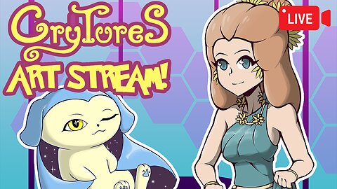 Vtuber Draws Fake Pokemon Then Gaming! | Crytures TTRPG