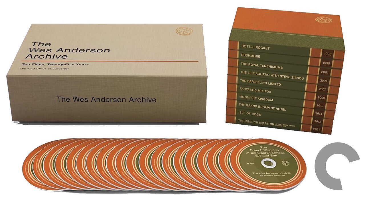 The Wes Anderson Archive: Ten Films, Twenty-Five Years [The Criterion Collection 4K UHD]