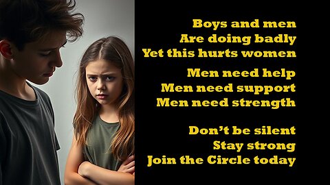 Men are falling behind, but somehow this hurts women.