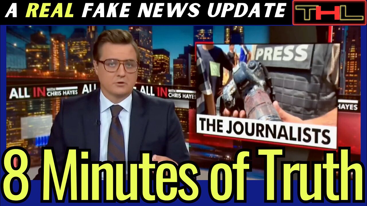 A REAL Fake News Update | MSNBC Anchor Finally Reports FACTS on Israel's Crimes Against Humanity