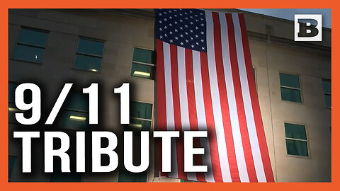 American Flag Draped Over Pentagon in 9/11 Remembrance