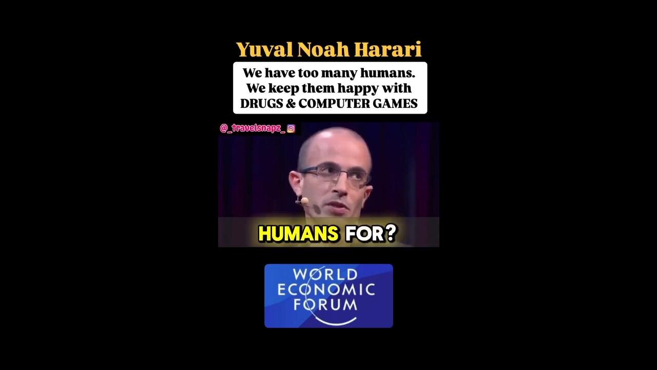 The Aim is to Wipe Out Humanity & Replace the "Useless People" with robots