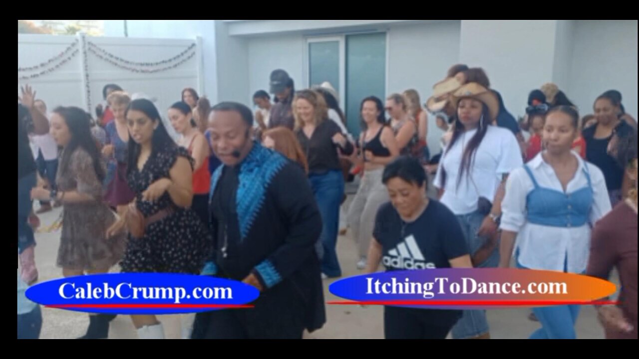 Caleb Crump, Itching To Dance, & Friends Doing The Kwang Line Dance at Hotel MdR, Sat, May 10, 2025