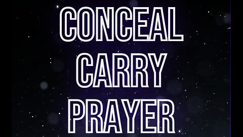 CCW Prayer