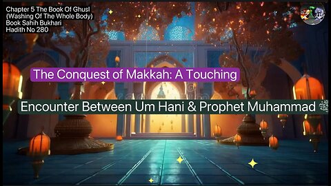 ❤️The Conquest of Makkah:A Touching Encounter Between Um Hani & Prophet Muhammad ﷺ, #Hadith280,❤️