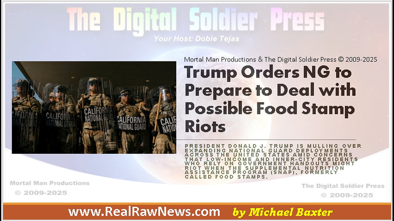 Trump Orders NG To Prepare To Deal With Possible Food Stamp Riots