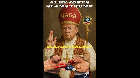 "YOU'RE NOT THE POPE BRO" Alex Jones SLAMS Trump over comments regarding EPSTEIN