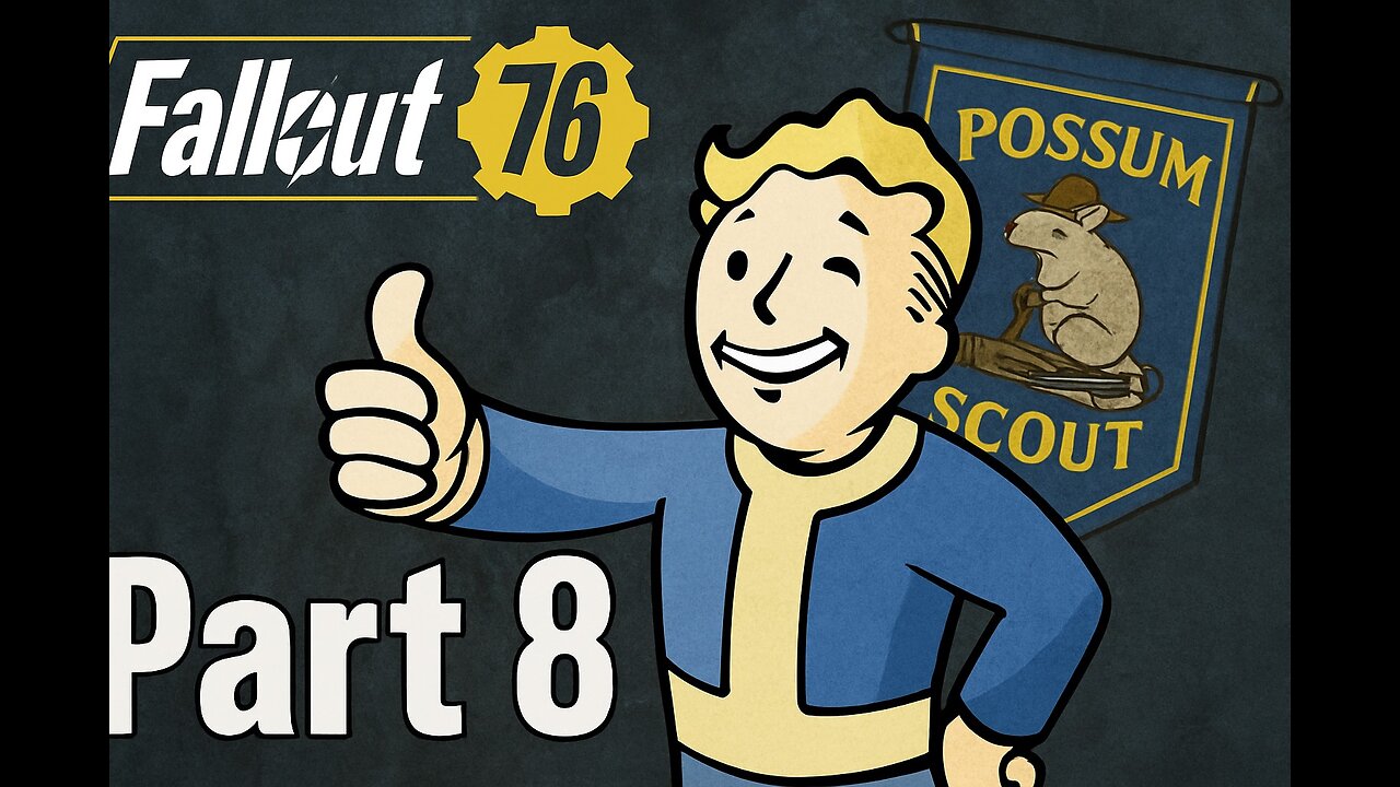 Fallout 76 New playthrough on the pc part 8, im a tadpole now