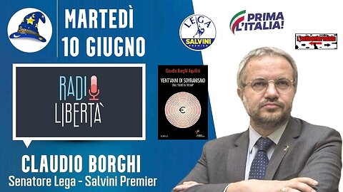 🔴 92ª Puntata della rubrica Scuola di Magia di Claudio Borghi su Radio Libertà (10.06.2025)