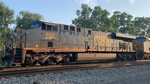 Triple CSX Trains 800, 7241, and 233 make a return together