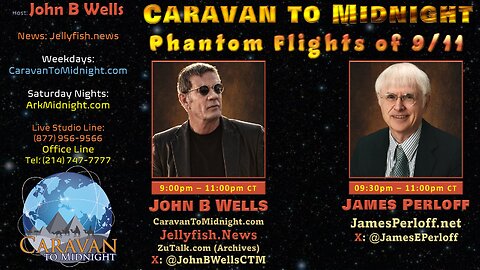 Phantom Flights of 9/11 - John B Wells LIVE