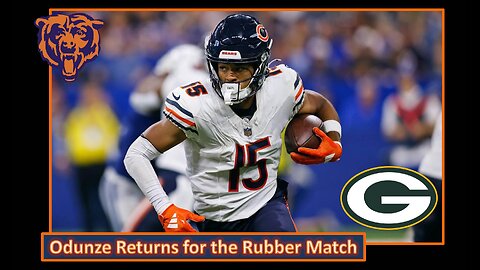 Odunze Back for the Rubber Match l Wild Card vs Packers l Da Bears With Dark