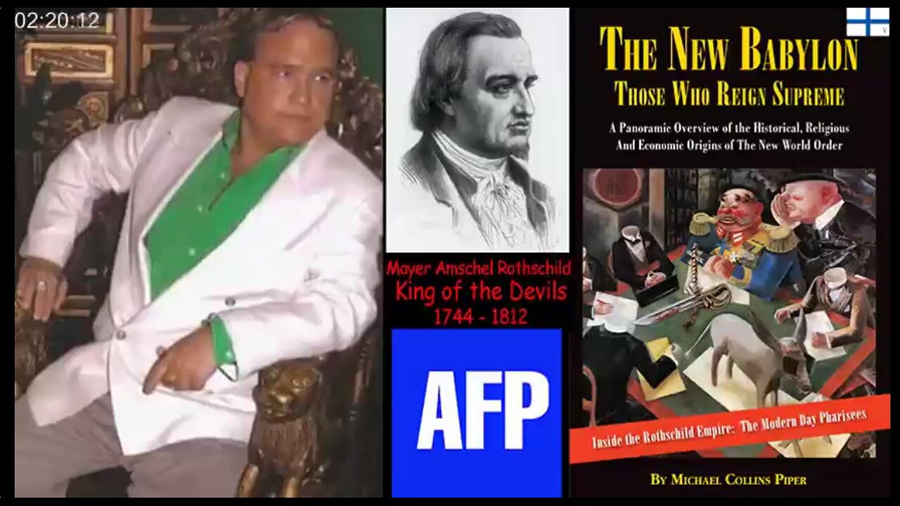 Michael Collins Piper - AFP Interview - The New Babylon - Rothschild NWO 2009
