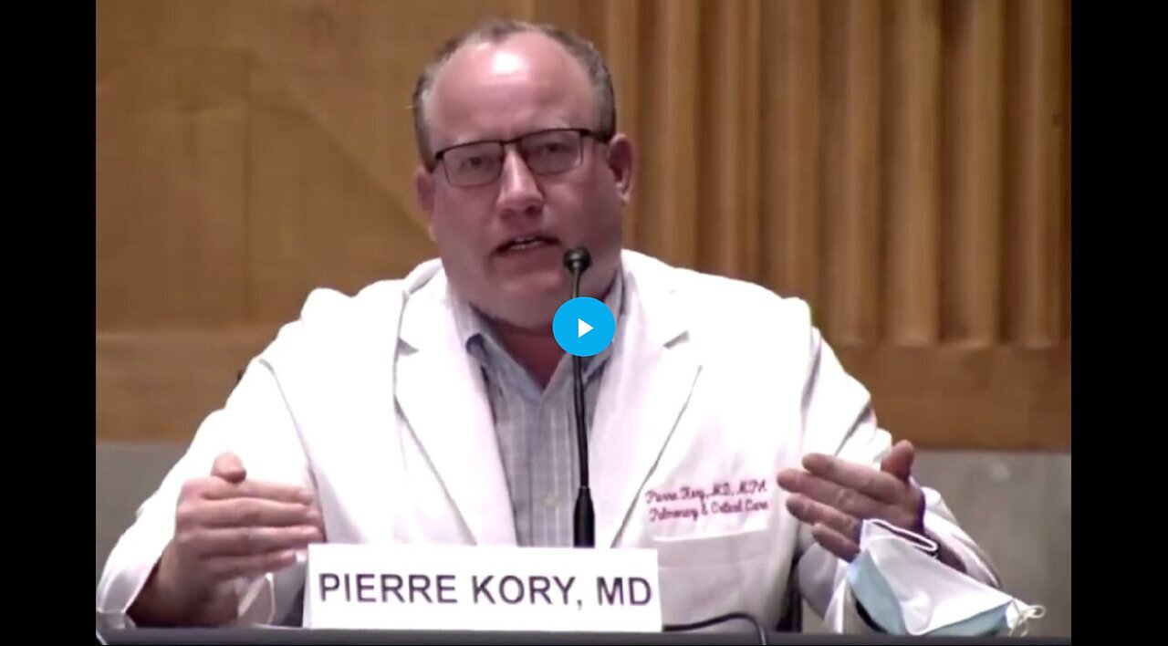 "Dr. Kory's Senate Testimony: Profound Successes Using Ivermectin Against Covid"