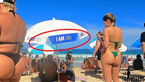 🌊 Beautiful HOT day in COPACABANA & LEBLON 