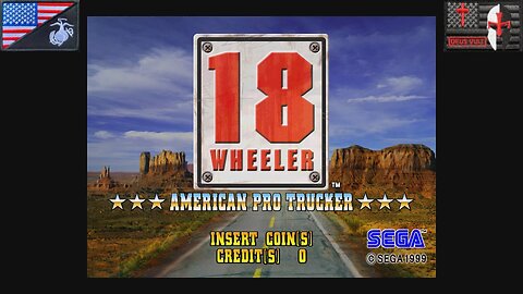 18 Wheeler: American Pro Trucker (Arcade - Attract Mode) [NA Version of "エイティーン･ホイーラー"]