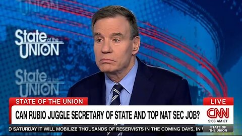Sen Mark Warner Compares Marco Rubio to a North Korean General