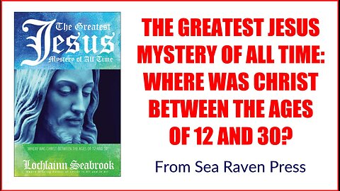 Product Video for our bestselling book "The Greatest Jesus Mystery of All Time"