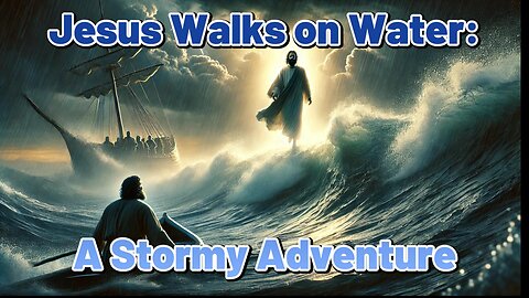 Jesus Walks on Water: A Lesson in Faith & Trust