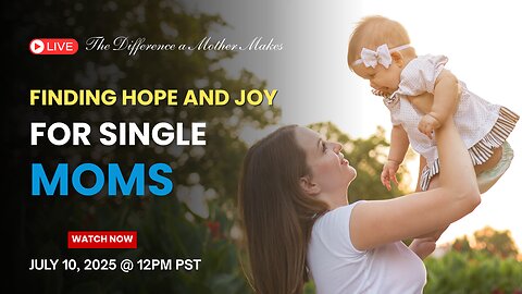 Finding Hope and Joy for Single Moms : Ed Tandy McGlasson