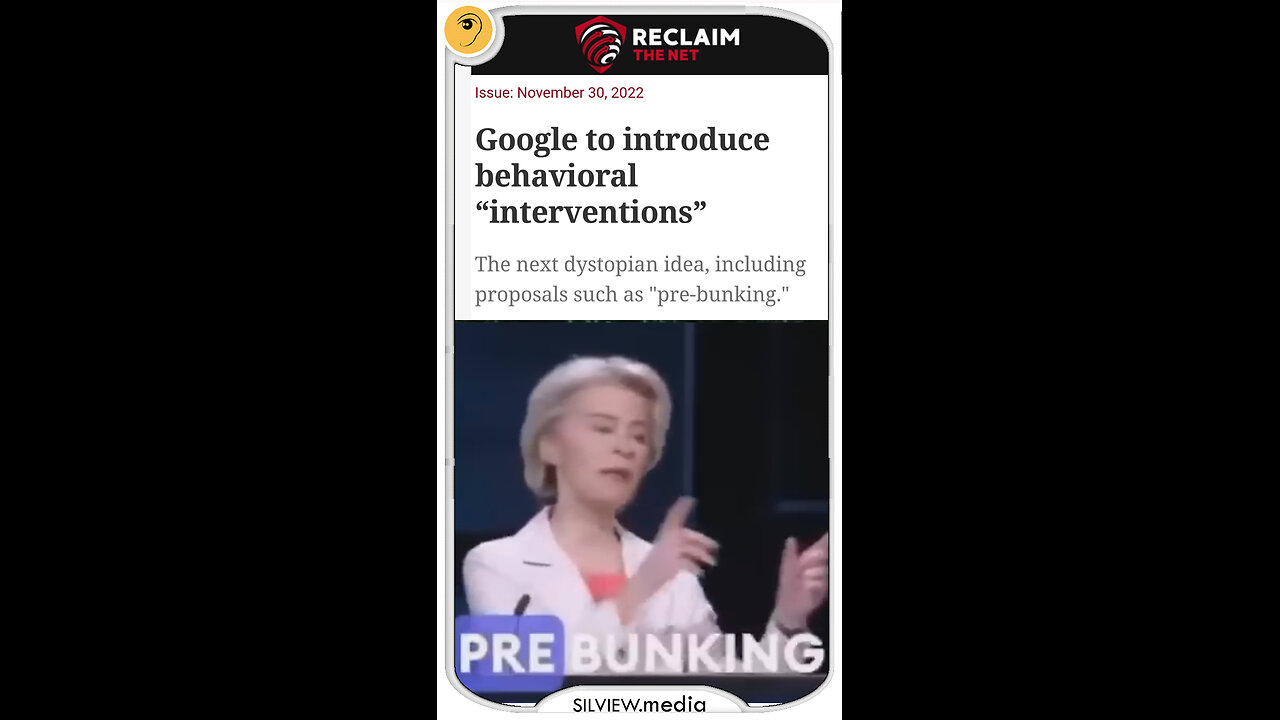 Preventive censorship of thought crimes