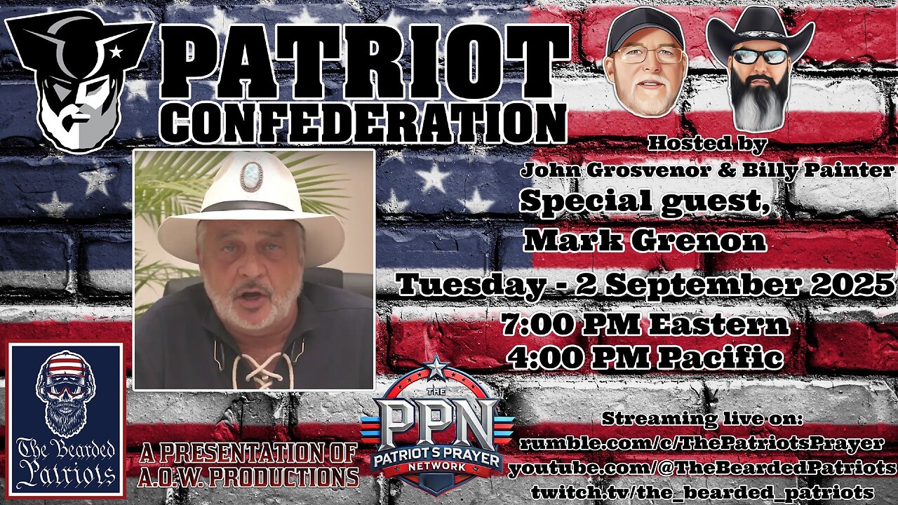 Patriot Confederation - Mark Grenon Interview (September 2, 2025)