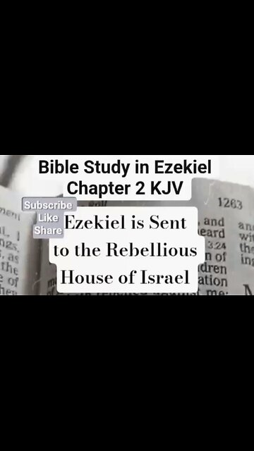 Bible Study Ezekiel KJV in Chapt 2 Join Us Livestream Link 🔗 in Description #biblestudy #livestream