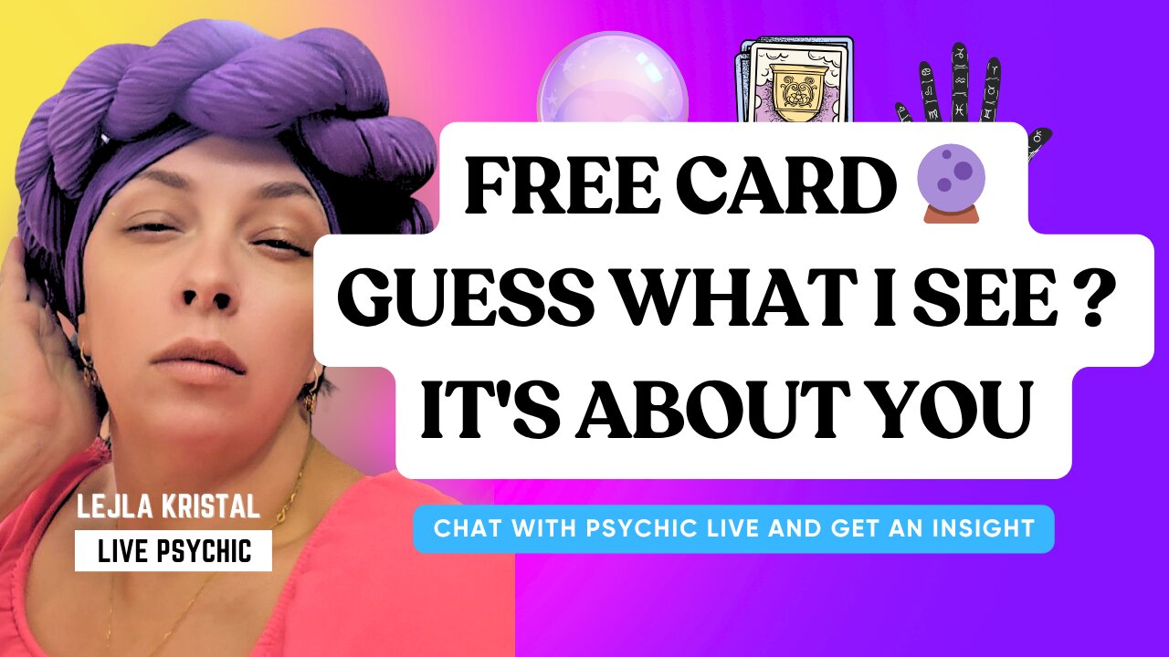 FREE CARD 🔮 GUESS WHAT I SEE ? IT'S ABOUT YOU