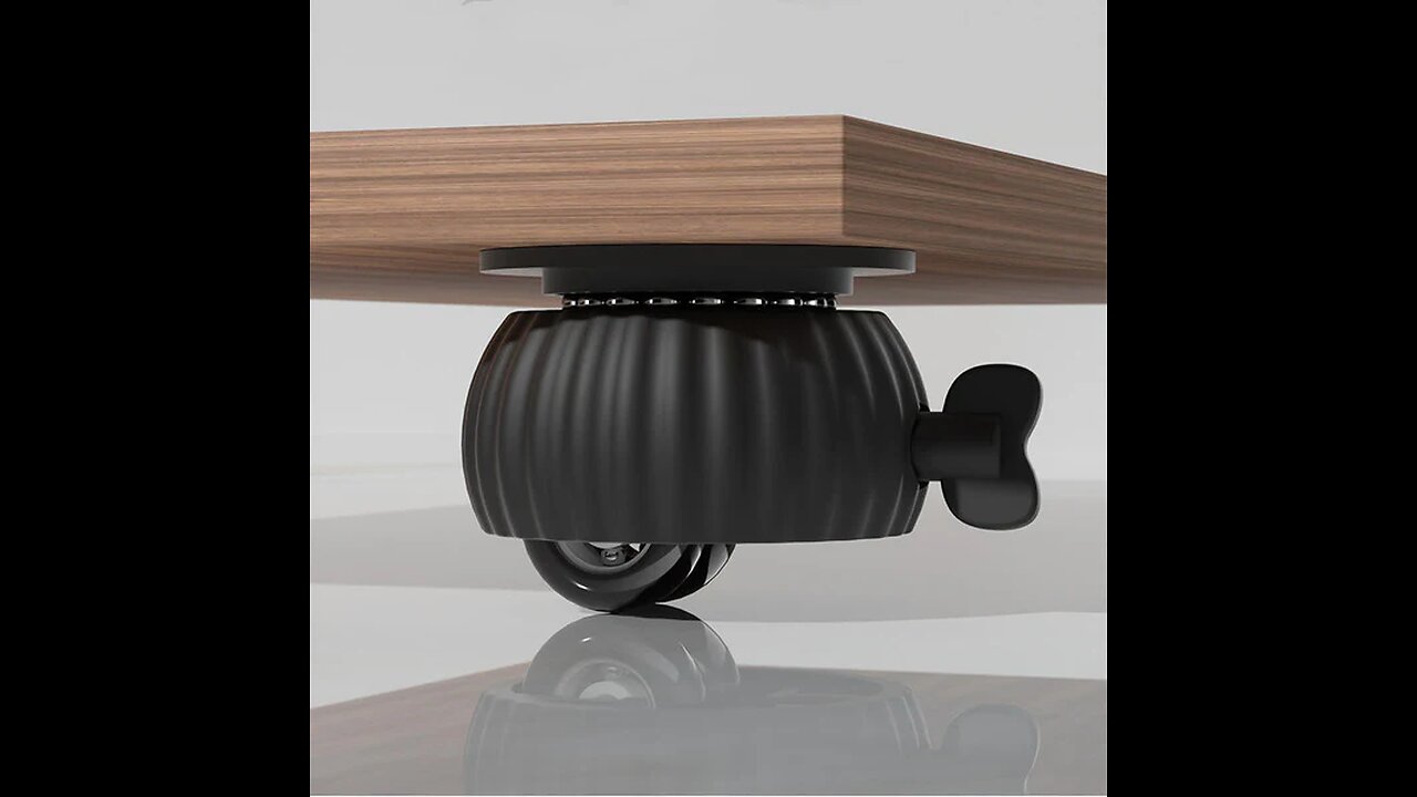 No-Drill Mini Swivel Casters Adhesive Wheels