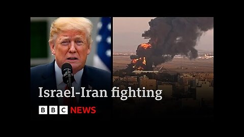 Trump: “Iran Is Not Winning War” as Israel Hits State TV Complex