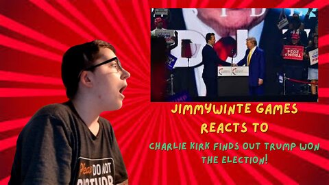 Reacting To Charlie Kirk Finding Out That Donald Trump Won The 2024 Election!