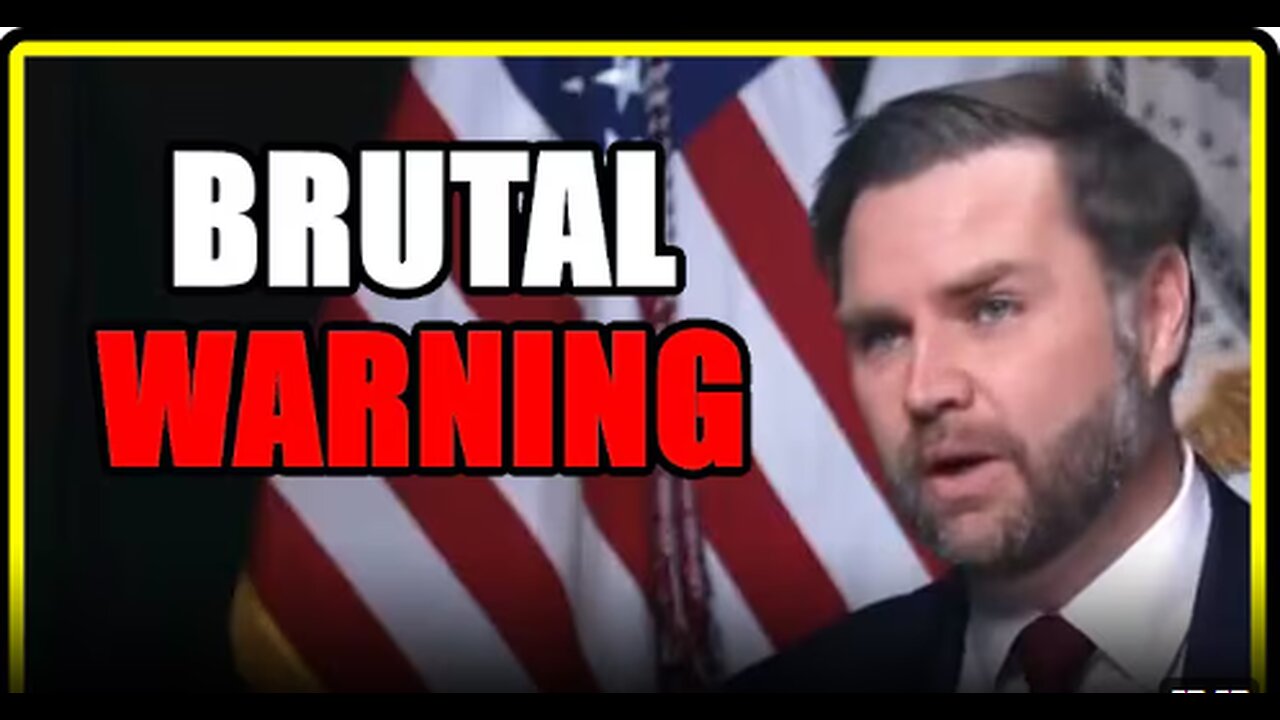 🔴Vance just FLIPPED the SCRIPT.🔴