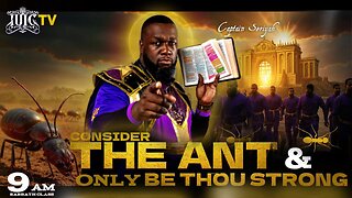 CONSIDER THE ANT & ONLY BE THOU STRONG
