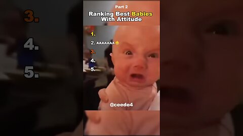 Ranking Best Babies With Attitude