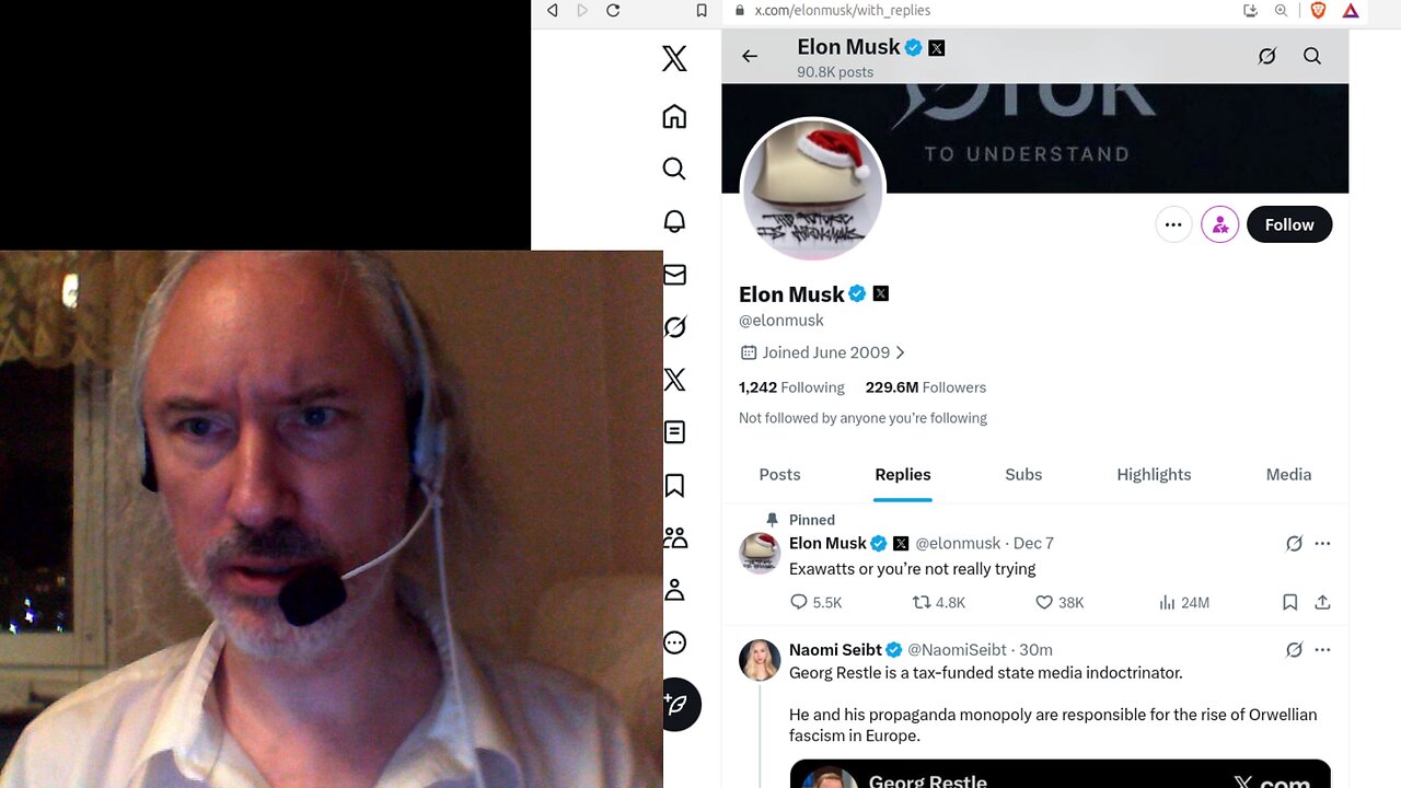 Elon Musk's day on his own platform is very jewish