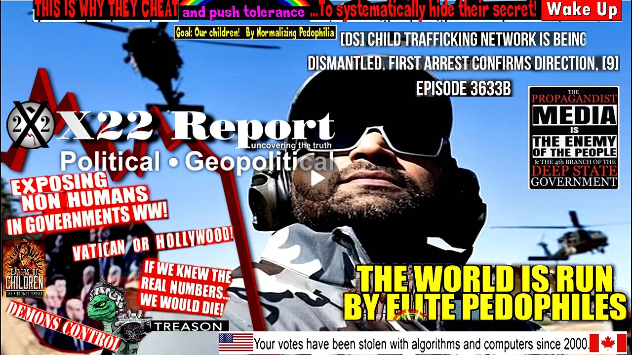 Ep. 3633b - [DS] Child Trafficking Network Is Being Dismantled, First Arrest Confirms Direction, [9]