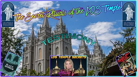 Heidi Luv's Testimony. Secret Rituals of LDS Temple. Black Mirror S6 Ep3, Tucker And Dale vs Evil.