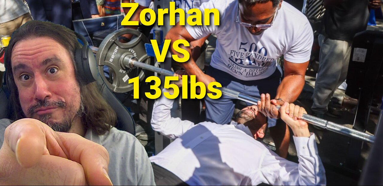 Zohran Mamdani Tries And Fails To Bench Press 135lbs