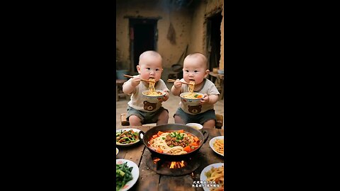 Kids Eating