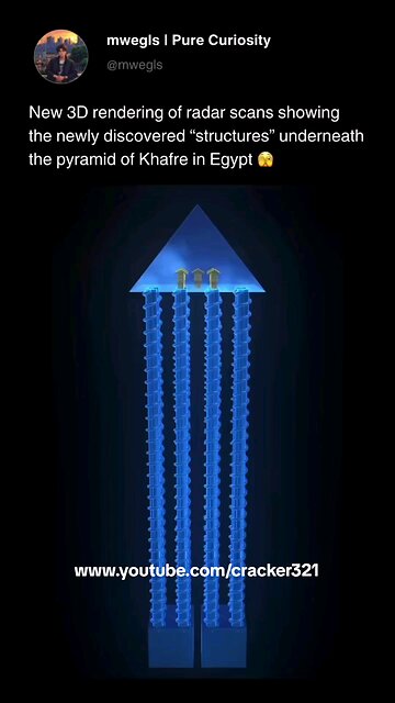 Structure found underneath the pyramids