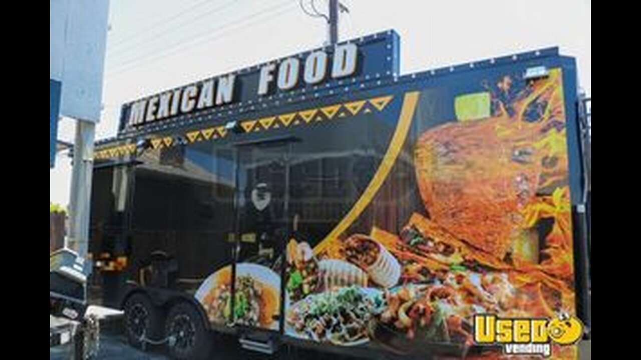 Brand New 2025 8.5' x 24' Kitchen Food Concession Trailer with CA Insignia for Sale in California!