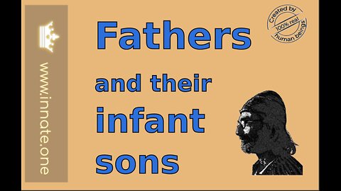 Fathers and their infant sons