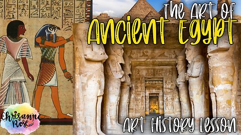 The Mysterious and Inspiring Art of Ancient Egypt!- At Home Art History Lesson