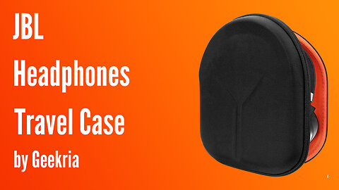 JBL Over-Ear Headphones Travel Case, Hard Shell Headset Carrying Case | Geekria