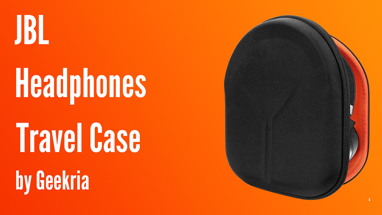 JBL Over-Ear Headphones Travel Case, Hard Shell Headset Carrying Case | Geekria