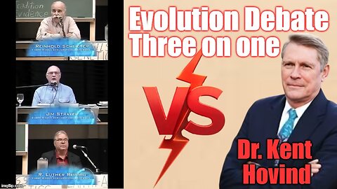 Dr. Kent Hovind Debate Classic Three Evolutionists VS One Creationist