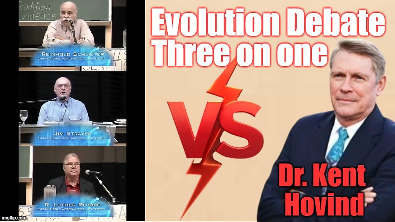 Dr. Kent Hovind Debate Classic Three Evolutionists VS One Creationist