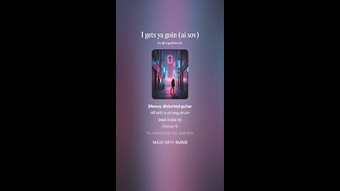 I gets ya goin, original triptechtronik rap beat ai lady sovereign